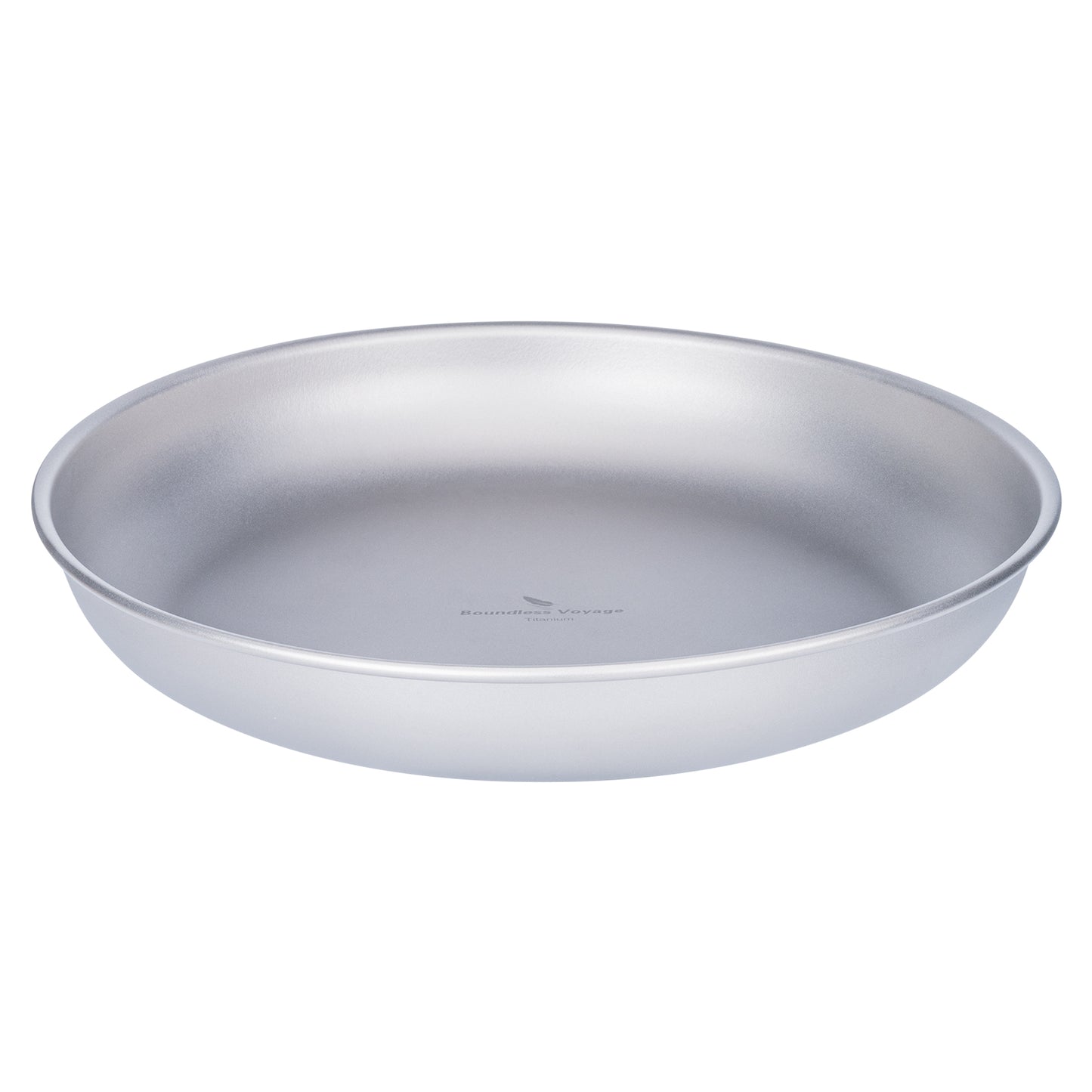 Boundless Voyage Titanium Camping Plate 9" – Ultralight Large Dinner Plate with Mesh Bag for Hiking, Backpacking & Outdoor Dining