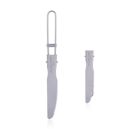 Boundless Voyage Titanium Folding Knife – Ultralight EDC Pocket Knife for Camping, Hiking & Everyday Carry