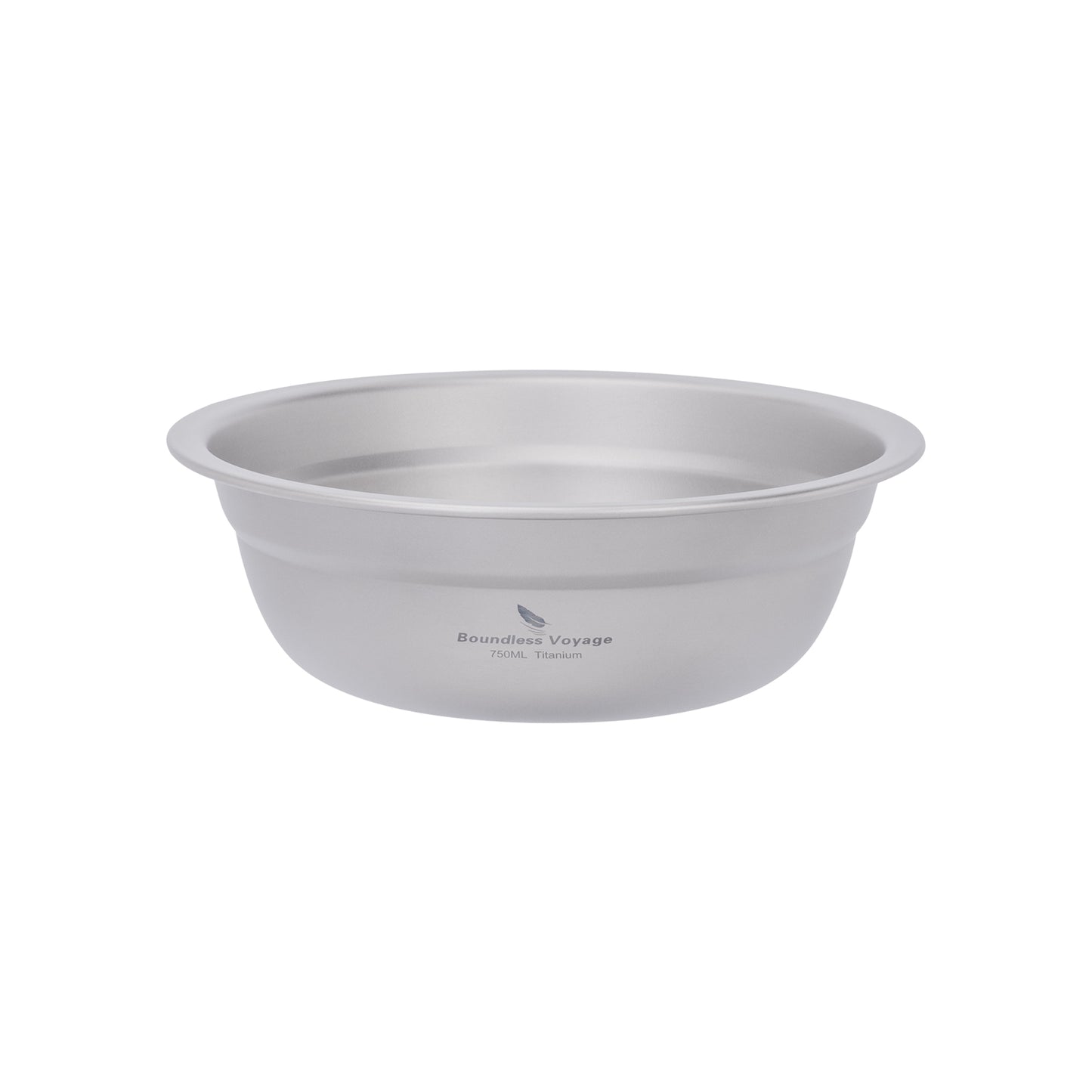 Boundless Voyage 750ml Titanium Bowl – Ultralight Camping Rice, Soup & Salad Bowl for Hiking, Travel & Outdoor Dining