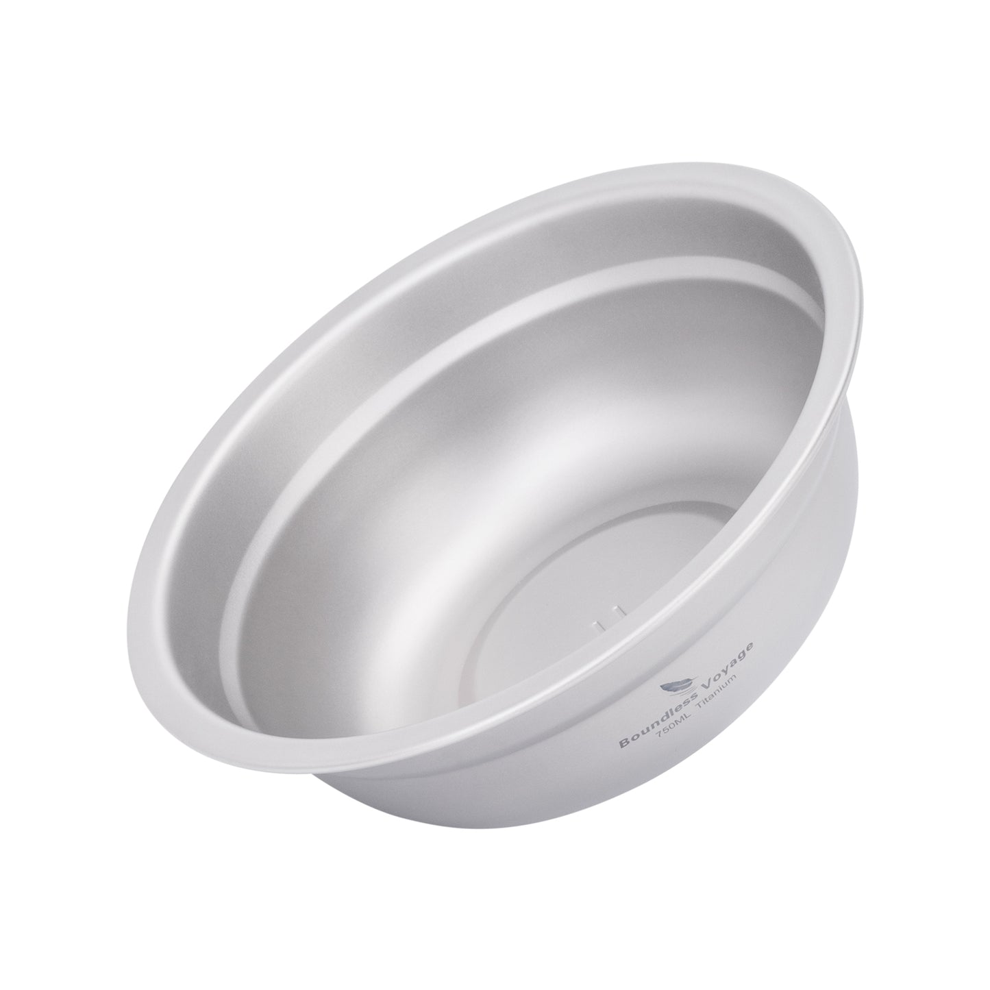 Boundless Voyage 750ml Titanium Bowl – Ultralight Camping Rice, Soup & Salad Bowl for Hiking, Travel & Outdoor Dining