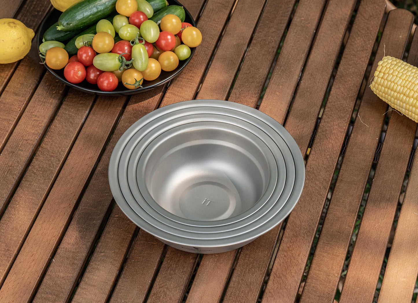 Boundless Voyage Titanium Bowl Rice Soup Salad Serving Bowl Ultralight Outdoor Camping Travel Durable Portable Tableware Set  500ML/750ML/1000ML