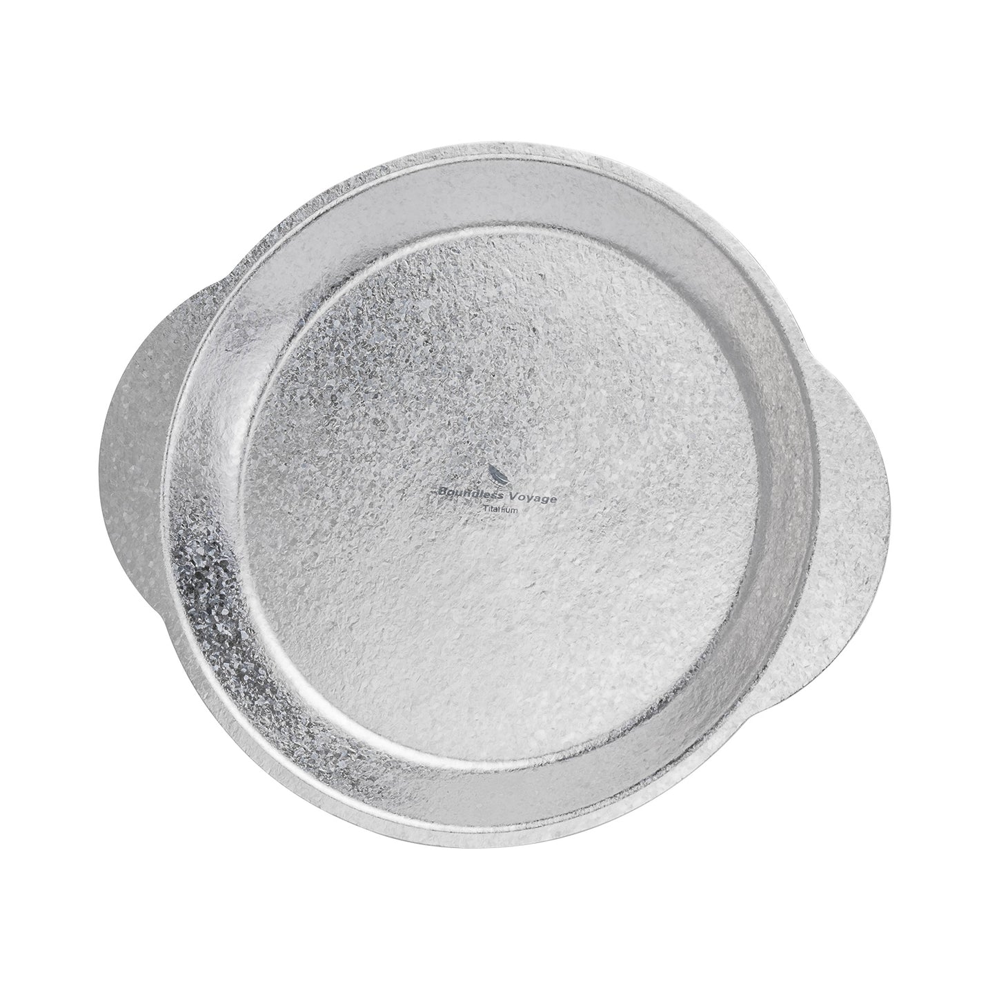 Boundless Voyage 23.2cm Titanium Camping Plate with Handles – Ultralight Stackable Dinner Plate for Outdoor, Picnic & Travel