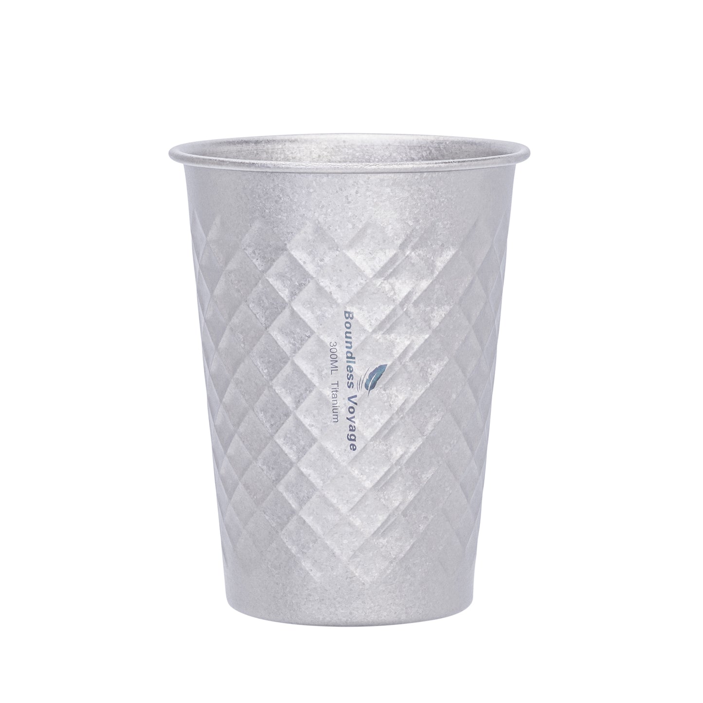 Boundless Voyage Titanium Cup 300ML  Stackable Premium Metal Drinking Cups Reusable Beer Juice Cup Suitable for Home, Party, Camping, Outdoor