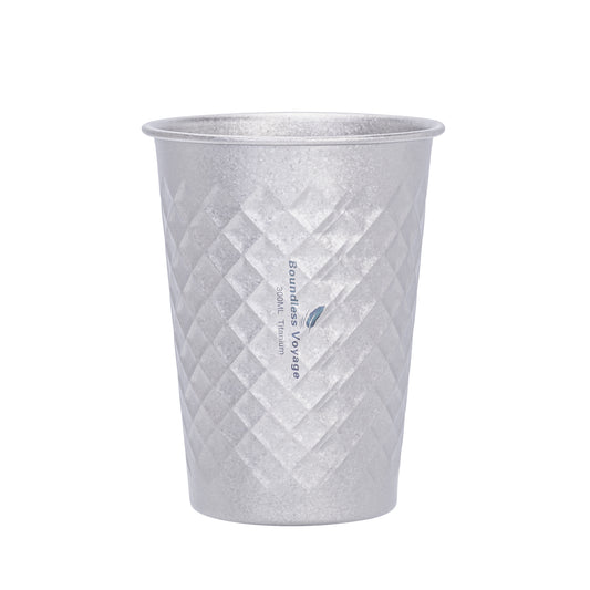 Boundless Voyage Titanium Cup 300ML  Stackable Premium Metal Drinking Cups Reusable Beer Juice Cup Suitable for Home, Party, Camping, Outdoor