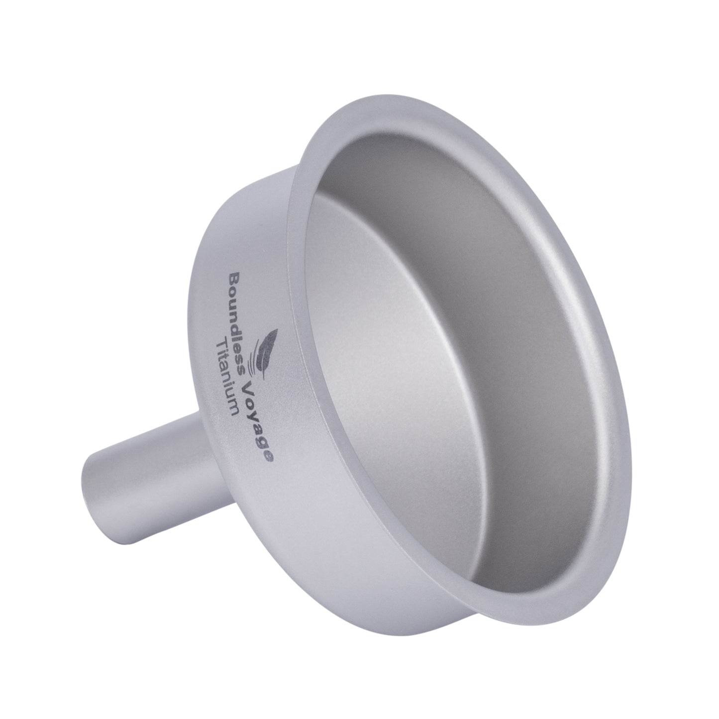 Boundless Voyage Ultralight Titanium Funnel | Food-Grade Portable Pouring Tool for Hip Flasks & Water Bottles | Mini Liquid & Powder Filter for Camping, Travel & Home Use