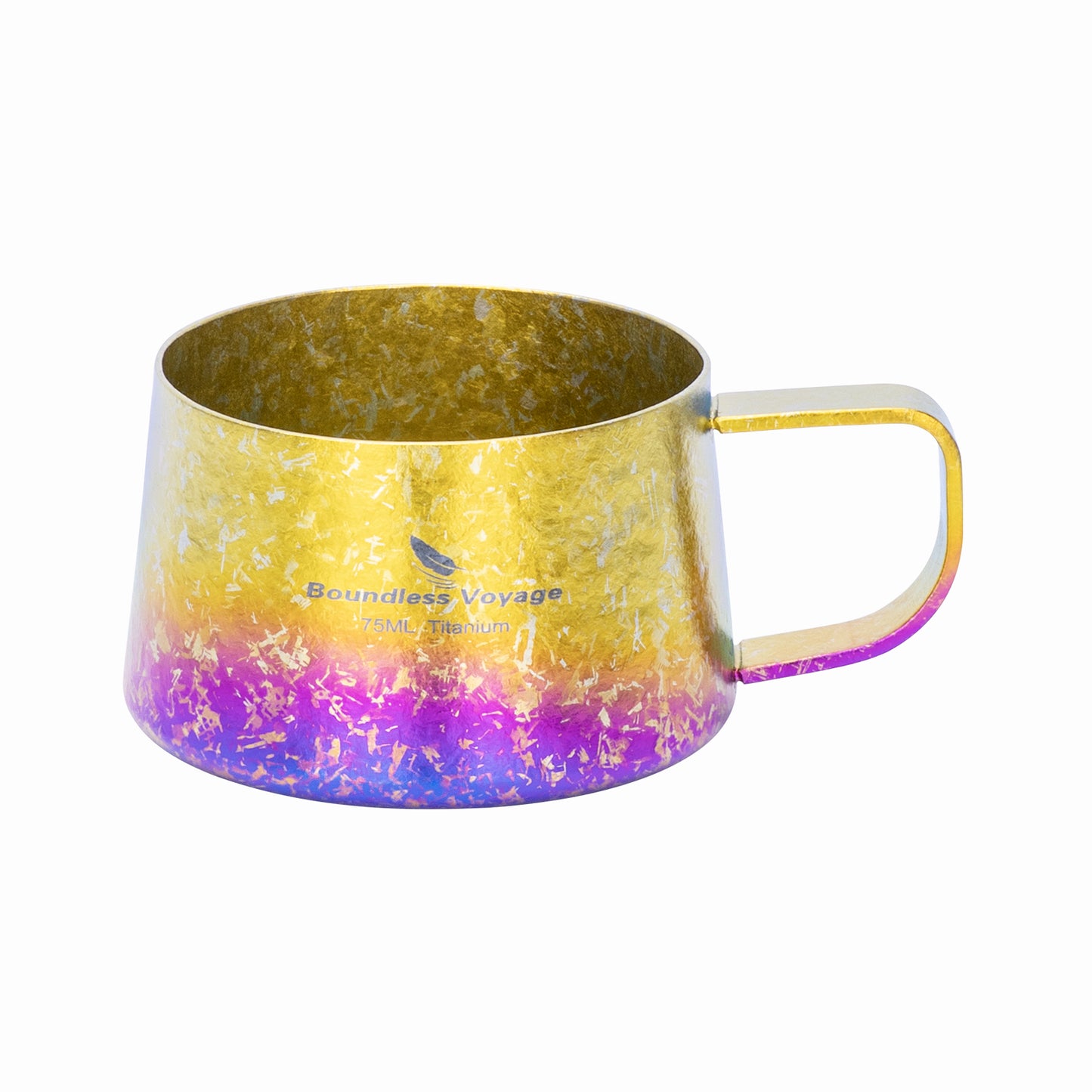 Boundless Voyage 75ml Titanium Double Wall Coffee Cup – Ultralight Mini Espresso & Tea Mug for Camping, Travel & Home