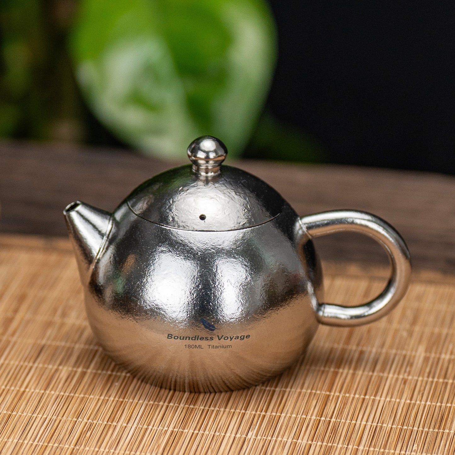 Boundless Voyage Titanium Teapot 180ml – Ultralight Tea Maker with Vented Lid & Anti-Scald Handle for Camping, Travel & Home