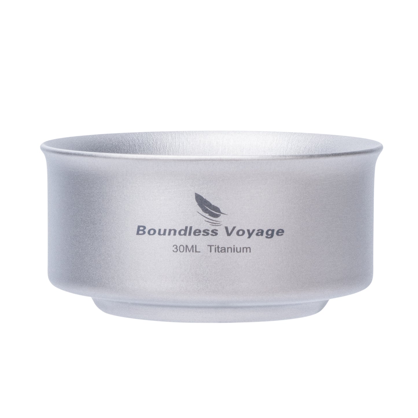 Boundless Voyage Titanium Insulated Mini Cup 30ml | Double-Walled Tasting Mug for Espresso & Kung Fu Tea | BPA-Free Camping Tableware