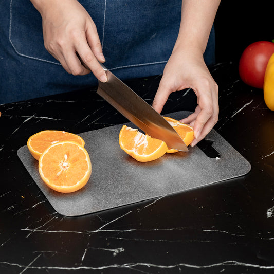 Boundless Voyage Titanium Cutting Board – TA1 Ultralight Multifunctional Camping Chopping Board for Outdoor Kitchen & Travel