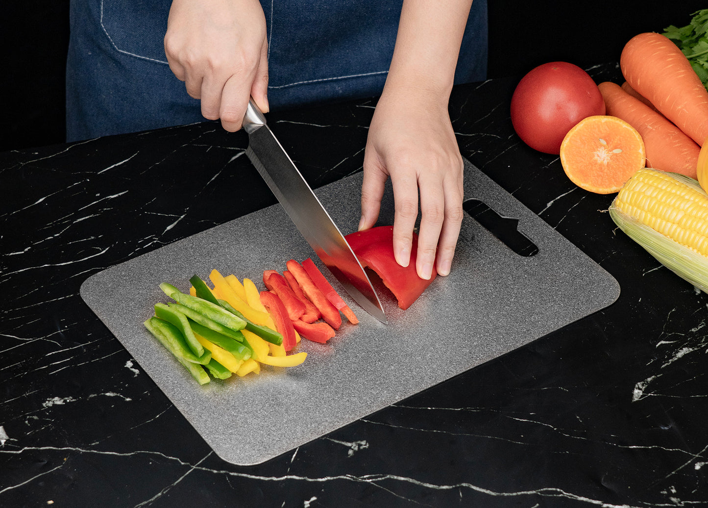 Boundless Voyage Titanium Cutting Board  Ultralight Multifunctional Camping Chopping Board 35.5×25cm for Outdoor Kitchen & Travel