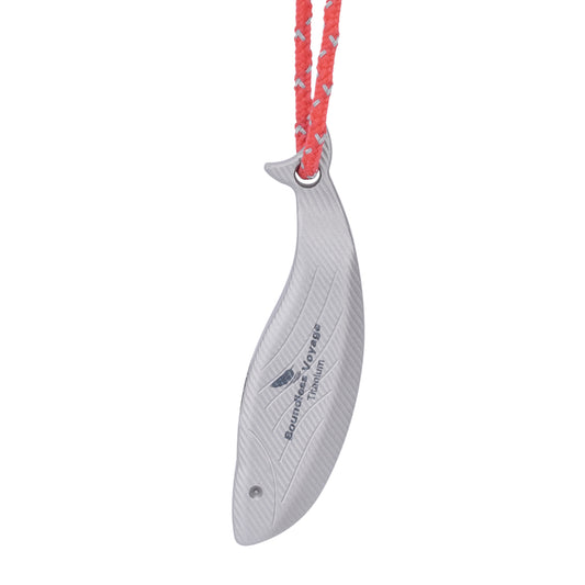 Boundless Voyage 120dB Titanium Survival Whistle Compact Emergency Safety Whistle Ultra-Light & Anti-Corrosion Rust-Proof Whistles for Outdoor, Hiking, Camping & Rescue
