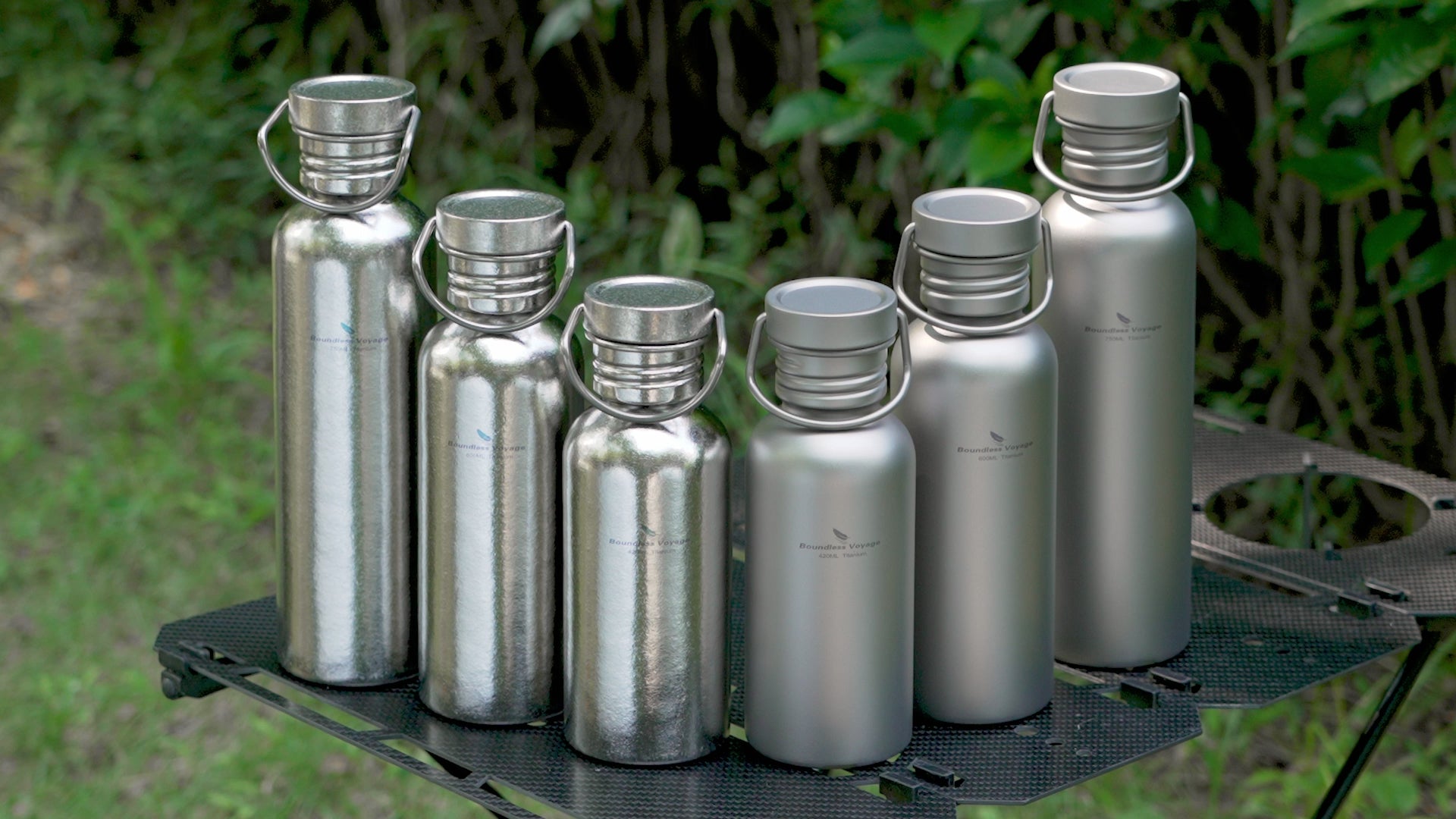 Boundless Voyage 420ml Titanium Wide-Mouth Water Bottle | 14.2oz