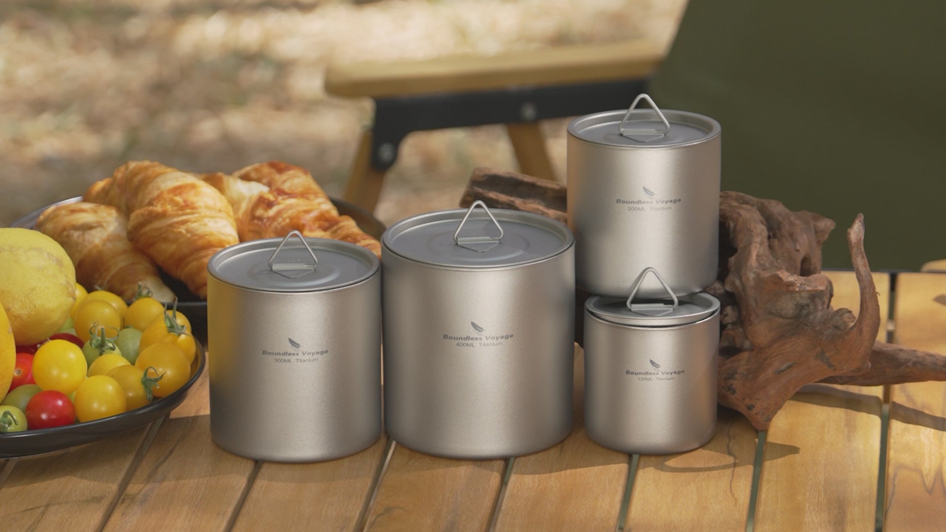 Boundless Voyage Titanium 200ml Double-Wall Cup – Ultralight