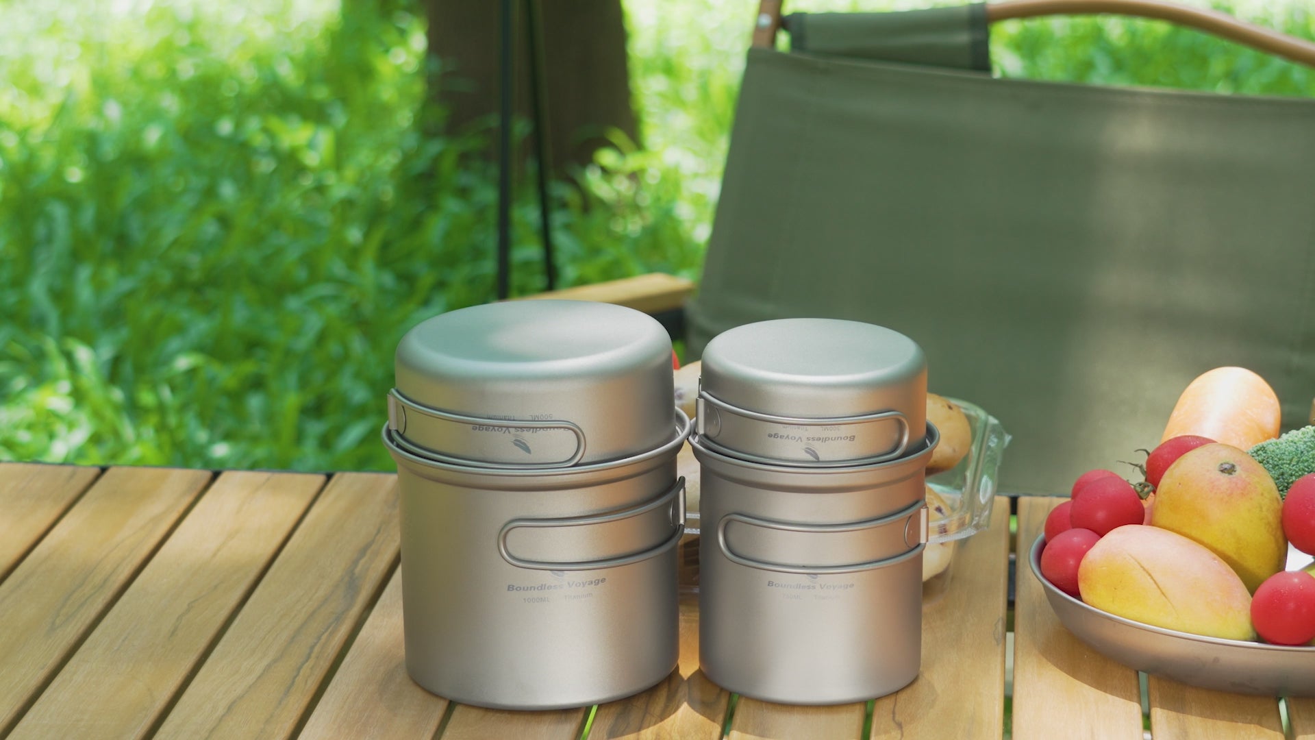 Boundless Voyage Titanium Pot & Bowl Set (500ml + 1000ml