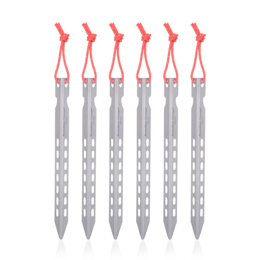 Boundless Voyage V-type Titanium Pegs Outdoor Camping Tent Stakes Portable Beach Awning Canopy Nails