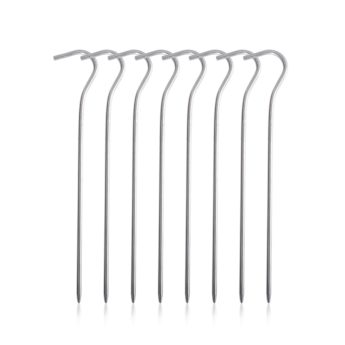 Boundless Voyage Titanium Tent Pegs Nail  Stake  8pcs For The Ultimate Camping Gear for Lightweight Durability and Unbeatable Strength