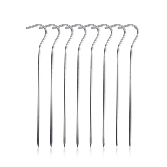 Boundless Voyage Titanium Tent Pegs Nail  Stake  8pcs For The Ultimate Camping Gear for Lightweight Durability and Unbeatable Strength