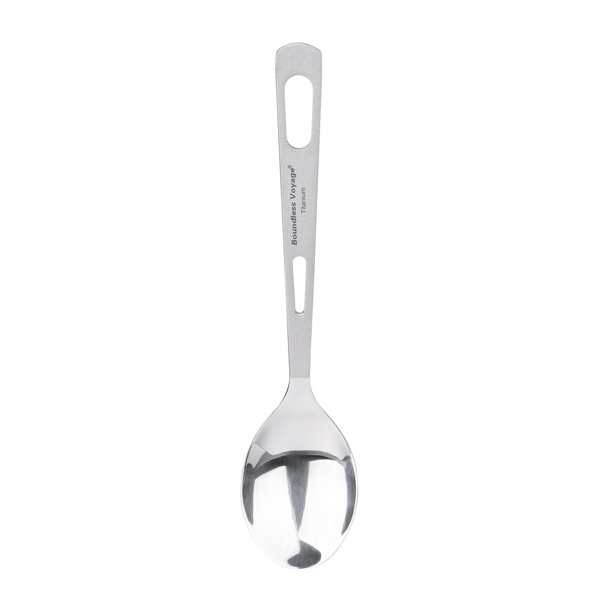Boundless Voyage Titanium Spoon – Ultralight TA1 Titanium Camping Spoon for Backpacking, Travel & Everyday Use