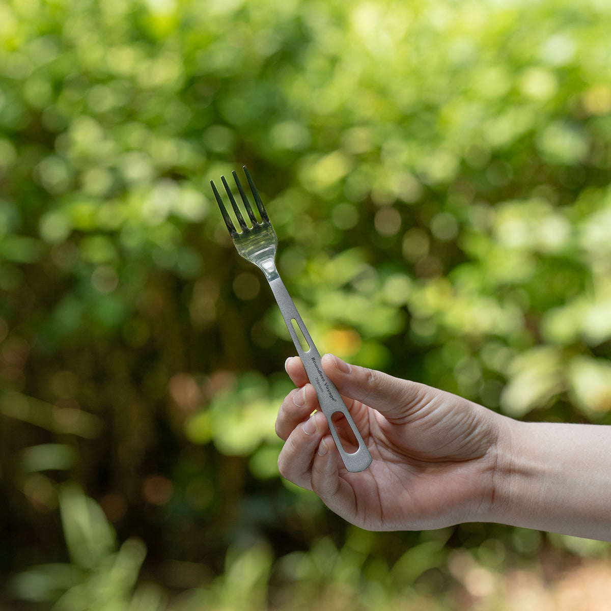 Boundless Voyage Titanium Fork – Ultralight Camping Cutlery for Outdoor & Everyday Use