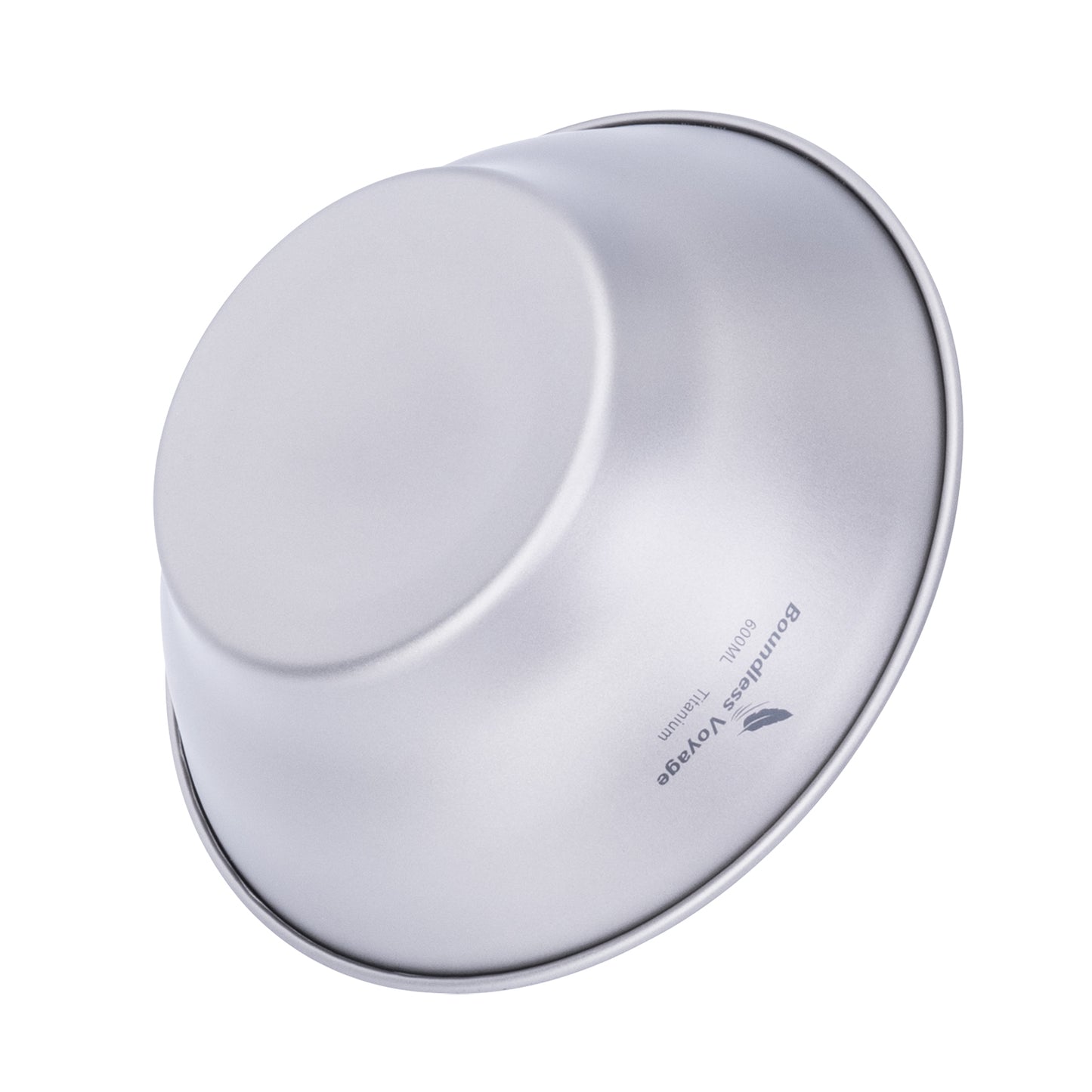 Boundless Voyage 600ml Titanium Camping Bowl – Ultralight Single-Wall Outdoor Dish for Hiking, Backpacking & Travel
