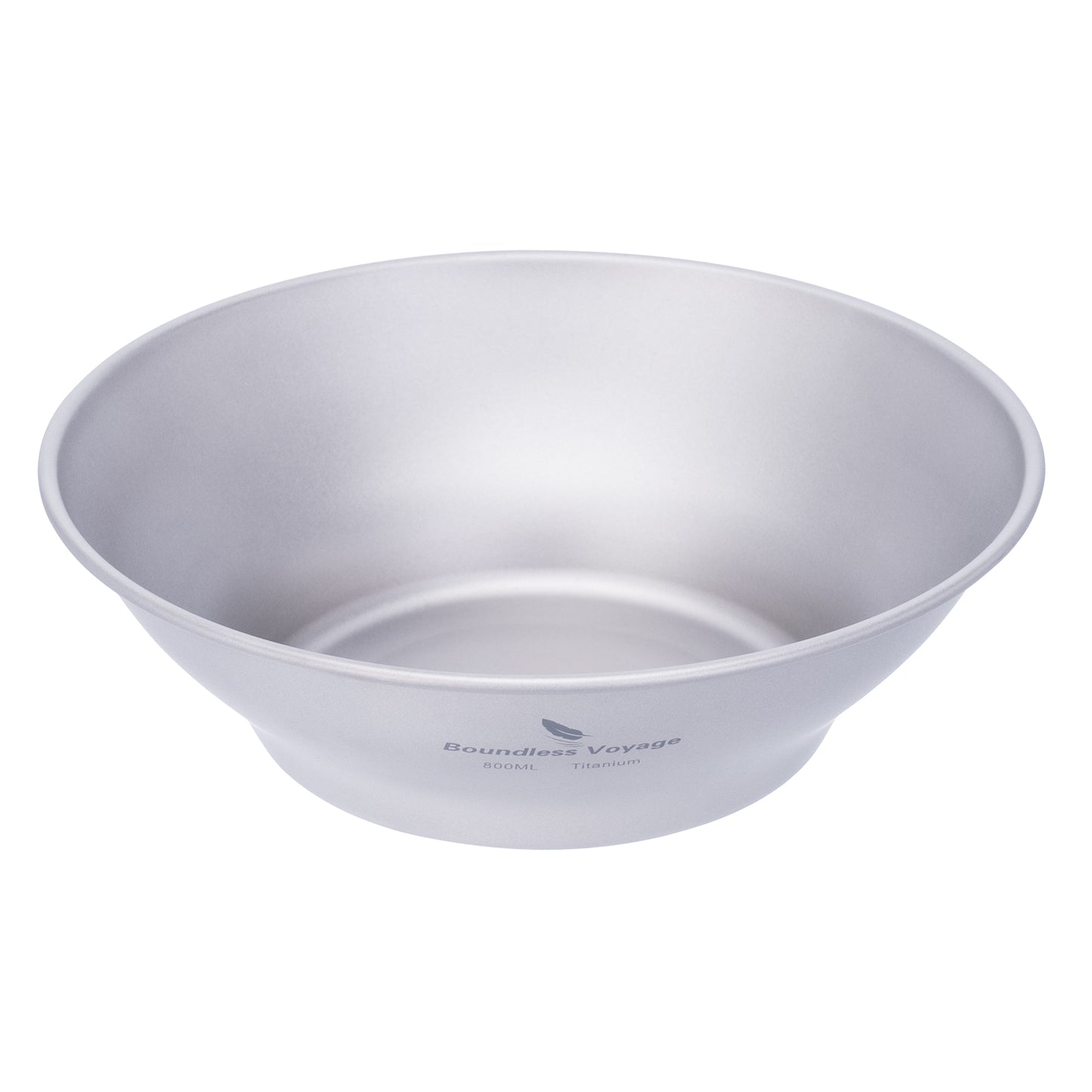 Boundless Voyage 800ml Titanium Camping Bowl – Ultralight Large Single-Wall Outdoor Dish for Backpacking, Hiking & Travel