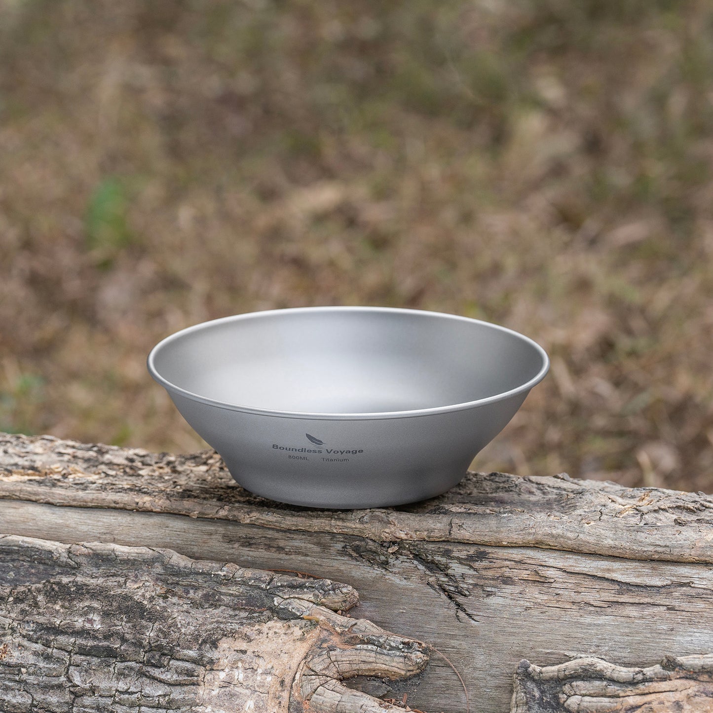 Boundless Voyage 800ml Titanium Camping Bowl – Ultralight Large Single-Wall Outdoor Dish for Backpacking, Hiking & Travel