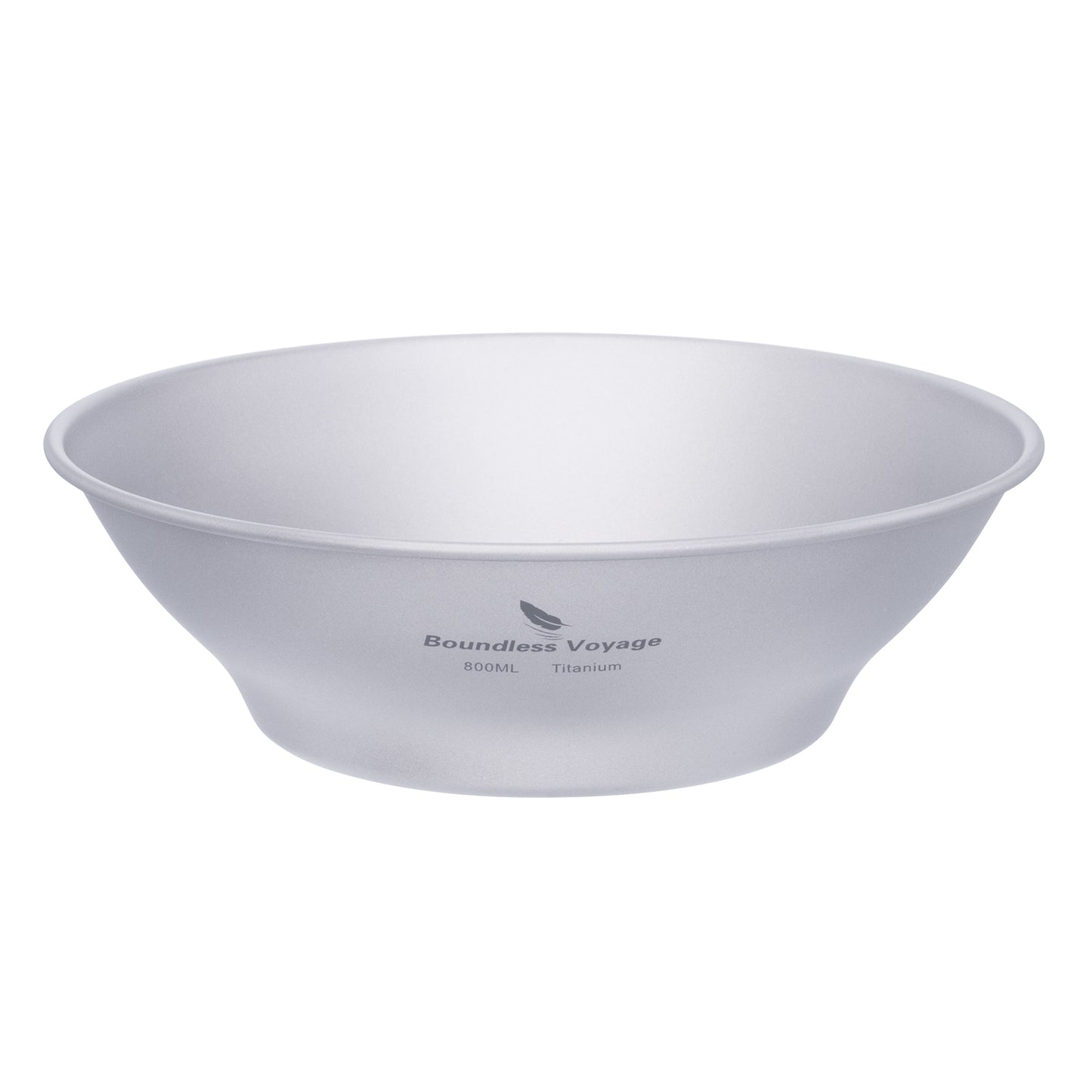 Boundless Voyage 800ml Titanium Camping Bowl – Ultralight Large Single-Wall Outdoor Dish for Backpacking, Hiking & Travel