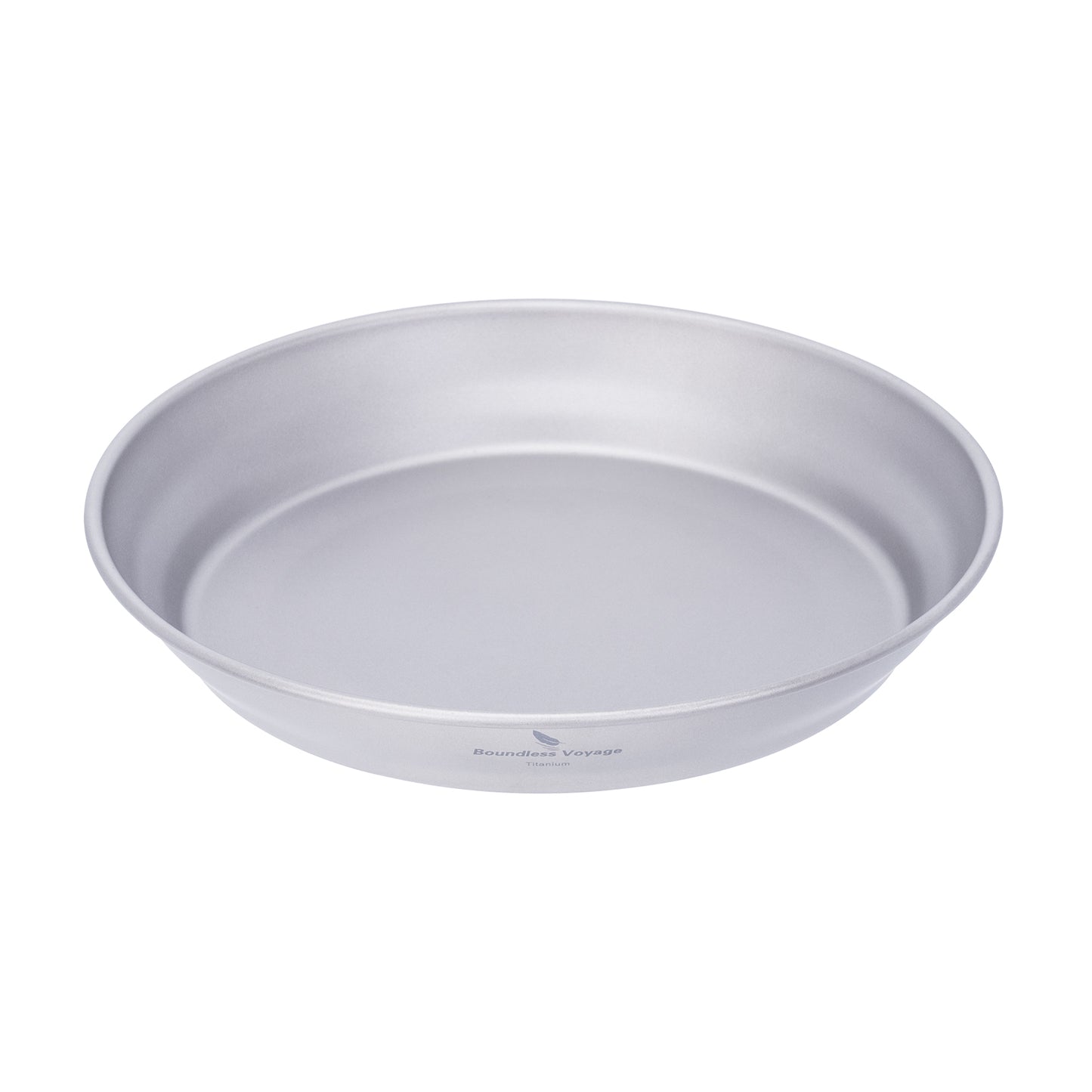 Boundless Voyage Titanium Camping Pan Plate – Ultralight Outdoor Dish with Carry Bag for Backpacking, Hiking & Tableware Use