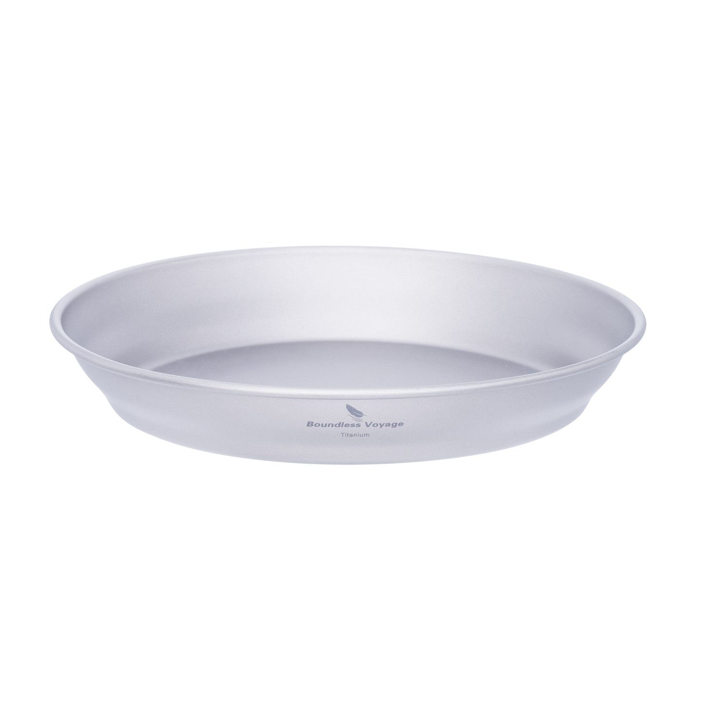 Boundless Voyage Titanium Camping Pan Plate – Ultralight Outdoor Dish with Carry Bag for Backpacking, Hiking & Tableware Use