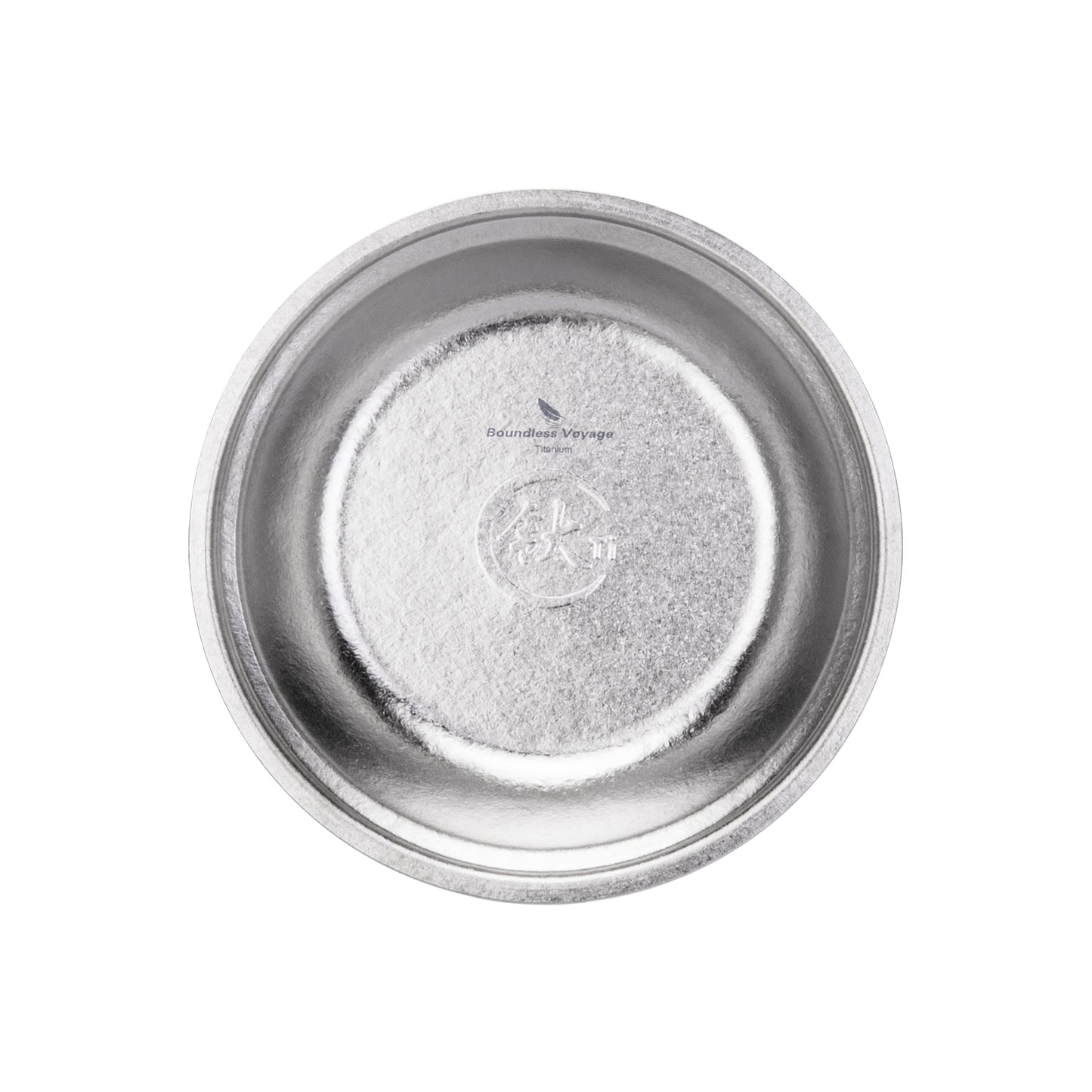 Boundless Voyage Titanium Plate – 0.5mm Ultralight Crystalline TA1 Titanium Dinner Plate for Camping, Picnic & Home
