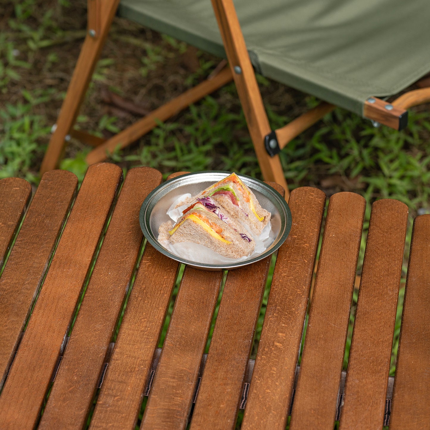 Boundless Voyage Titanium Plate – 0.5mm Ultralight Crystalline TA1 Titanium Dinner Plate for Camping, Picnic & Home