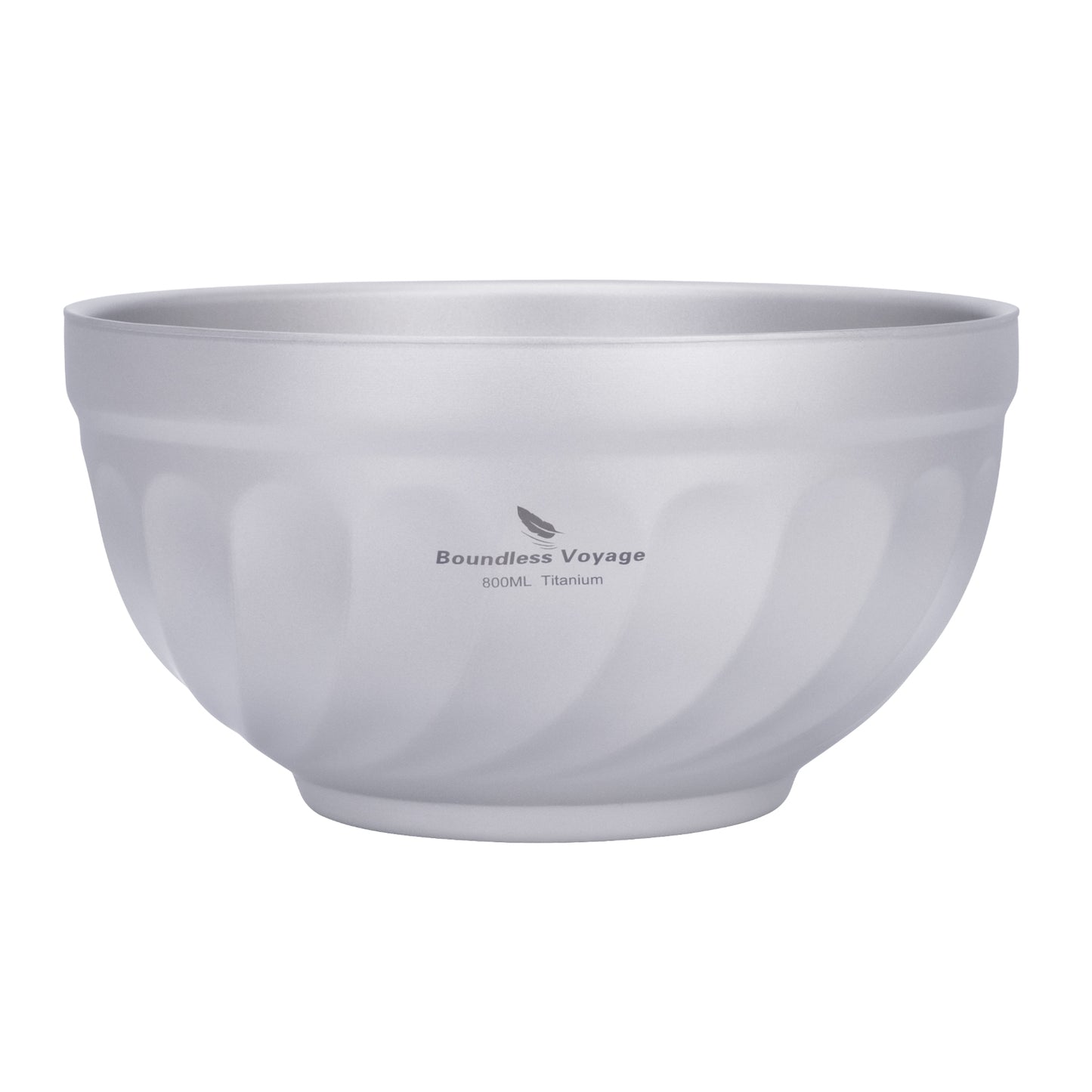 Boundless Voyage 800ml Titanium Double-Wall Bowl – Insulated Camping Rice, Soup, Oatmeal & Salad Bowl for Outdoor & Everyday Use
