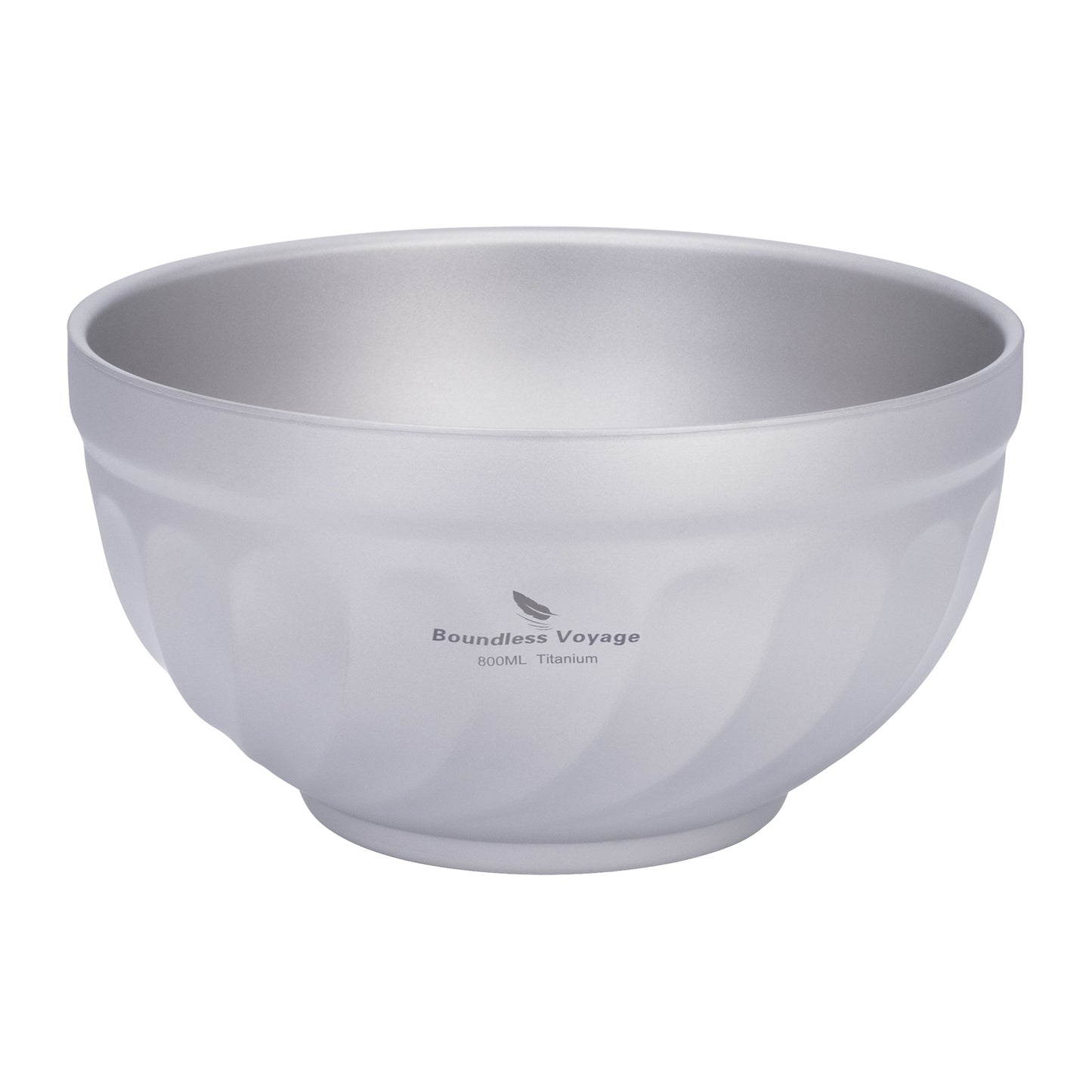 Boundless Voyage 800ml Titanium Double-Wall Bowl – Insulated Camping Rice, Soup, Oatmeal & Salad Bowl for Outdoor & Everyday Use