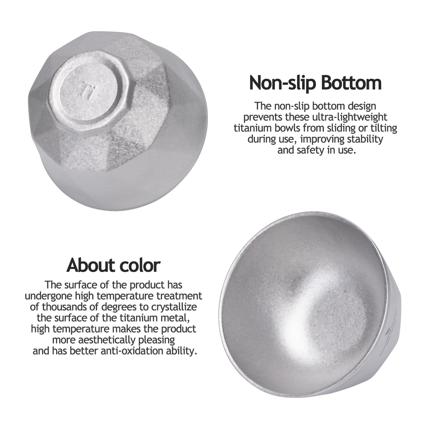 Boundless Voyage 680ml Double-Walled Titanium Bowl | Ultralight Insulated Serving Bowl for Camping & Backpacking