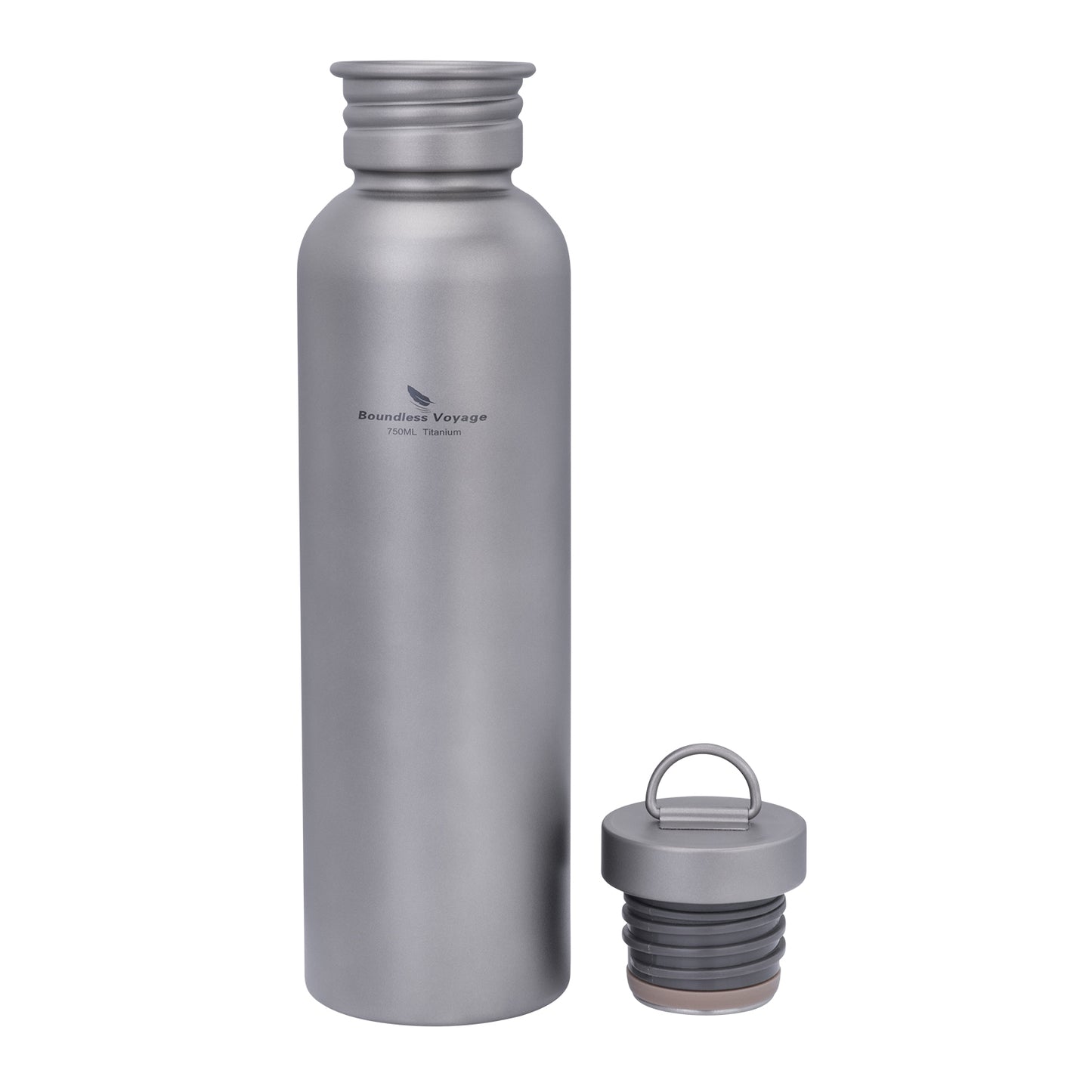 Boundless Voyage Titanium Water Bottle 750ml – Ultralight, Leak-Proof & Durable for Camping, Hiking & Everyday Use
