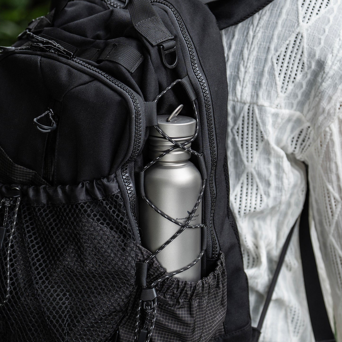 Boundless Voyage Titanium Water Bottle 750ml – Ultralight, Leak-Proof & Durable for Camping, Hiking & Everyday Use