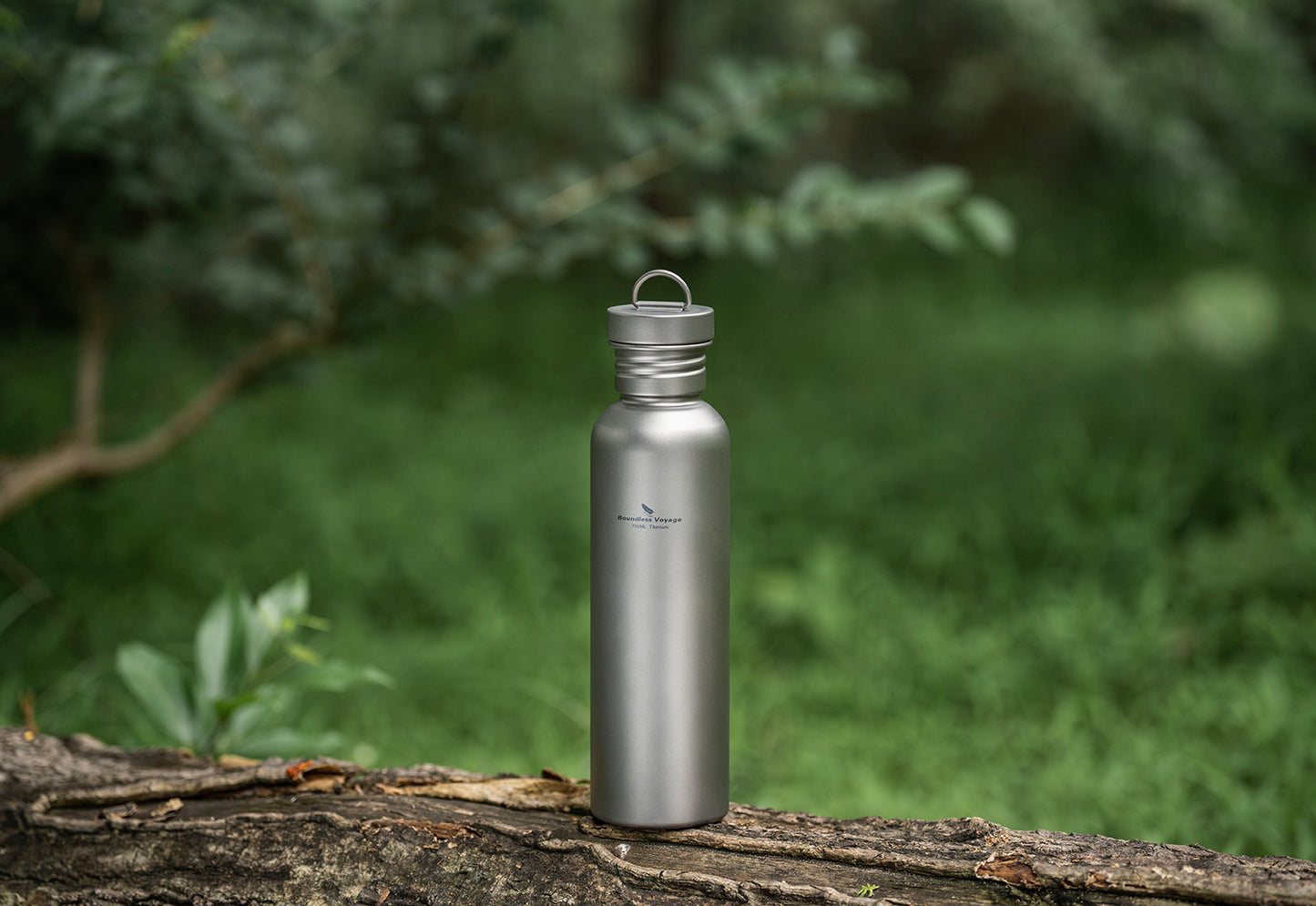 Boundless Voyage Titanium Water Bottle 750ml – Ultralight, Leak-Proof & Durable for Camping, Hiking & Everyday Use