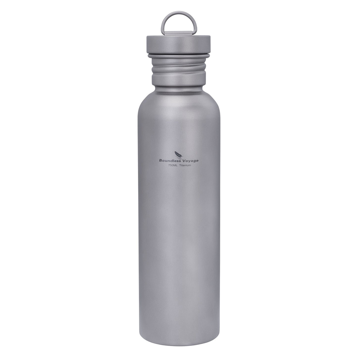 Boundless Voyage Titanium Water Bottle 750ml – Ultralight, Leak-Proof & Durable for Camping, Hiking & Everyday Use