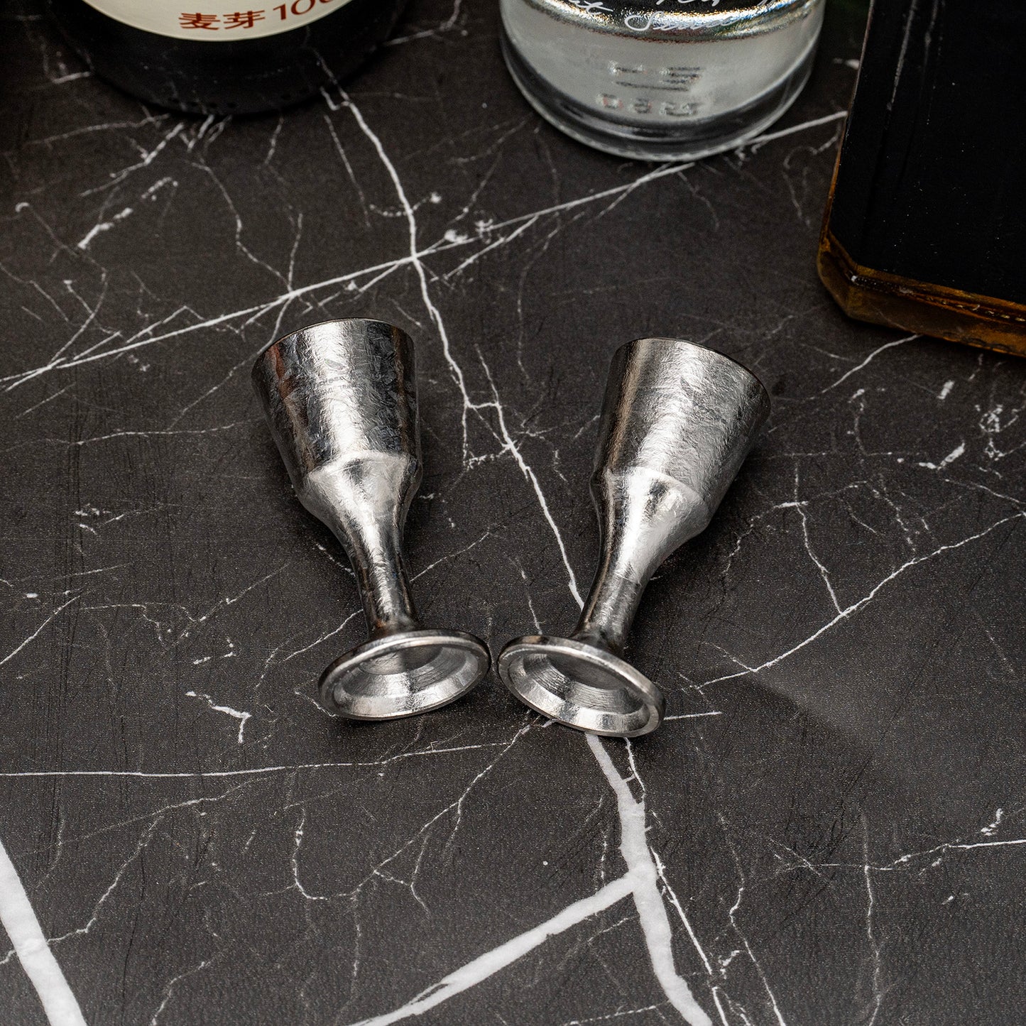 Boundless Voyage Titanium Mini Shot Glasses 10ml  Ultralight Whiskey  Tequila Drinking Cups for Camping Outdoor Travel