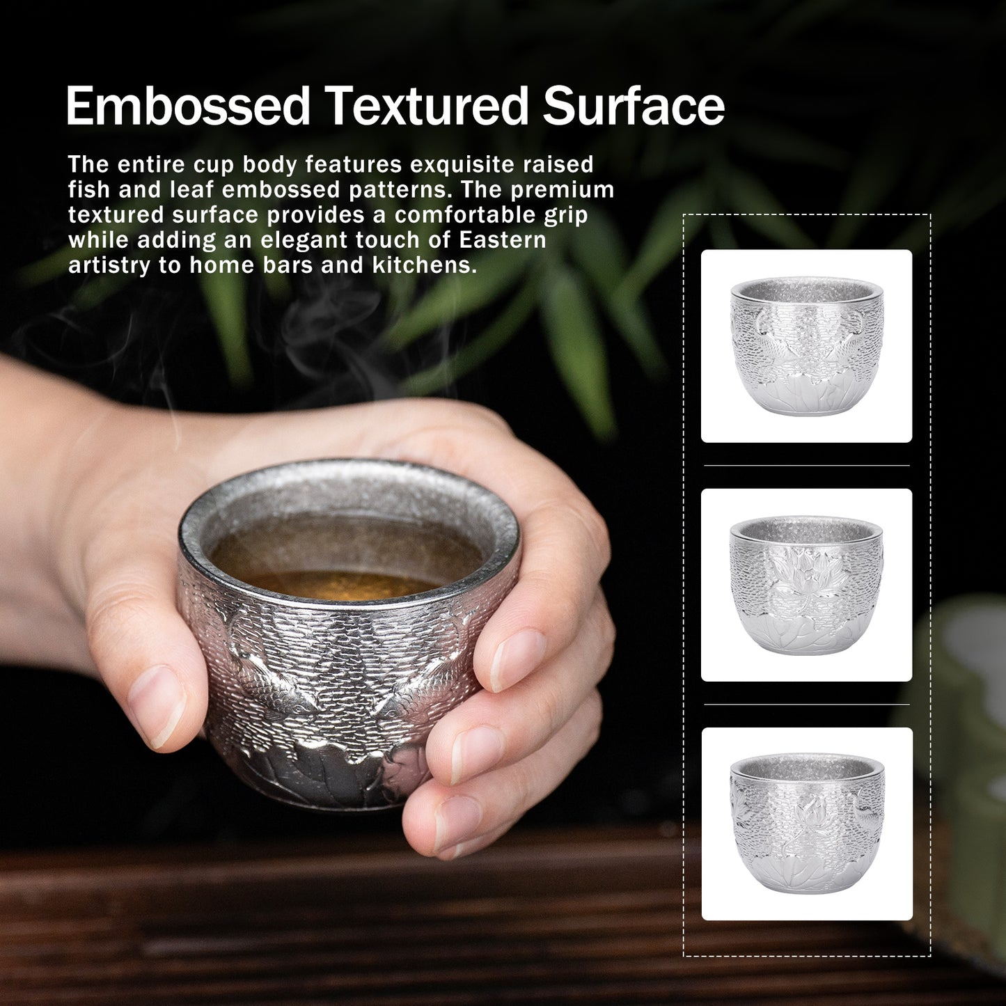 Boundless Voyage 50ml Double-Wall Titanium Cup – Ultralight Mini Espresso & Tea Cup for Camping, Travel & Home