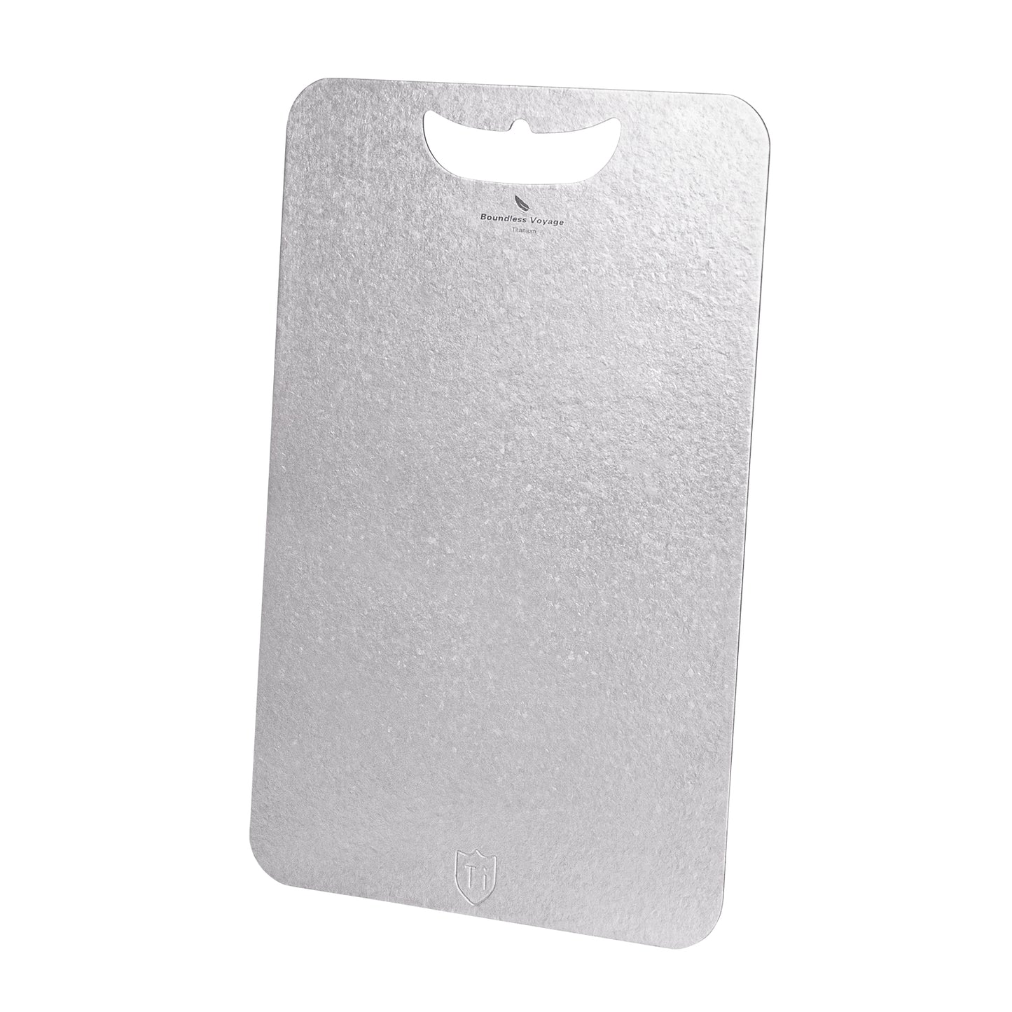 Boundless Voyage Titanium Cutting Board – Ultralight Metal Chopping Board for Camping, Kitchen & Outdoor Cooking