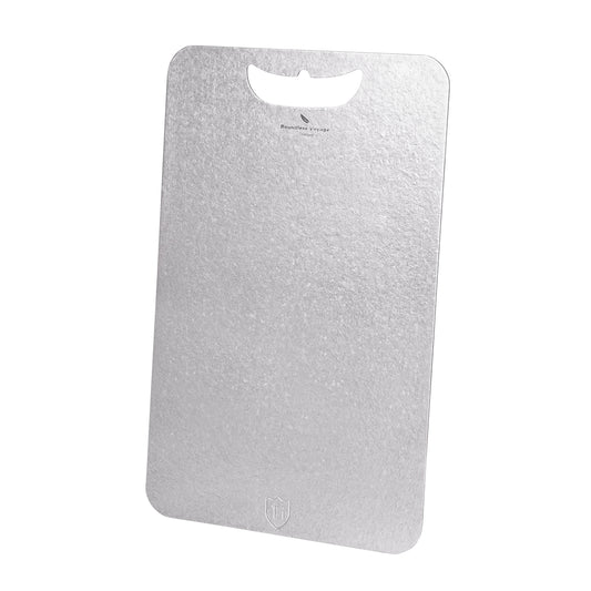 Boundless Voyage Titanium Cutting Board – Ultralight Metal Chopping Board for Camping, Kitchen & Outdoor Cooking