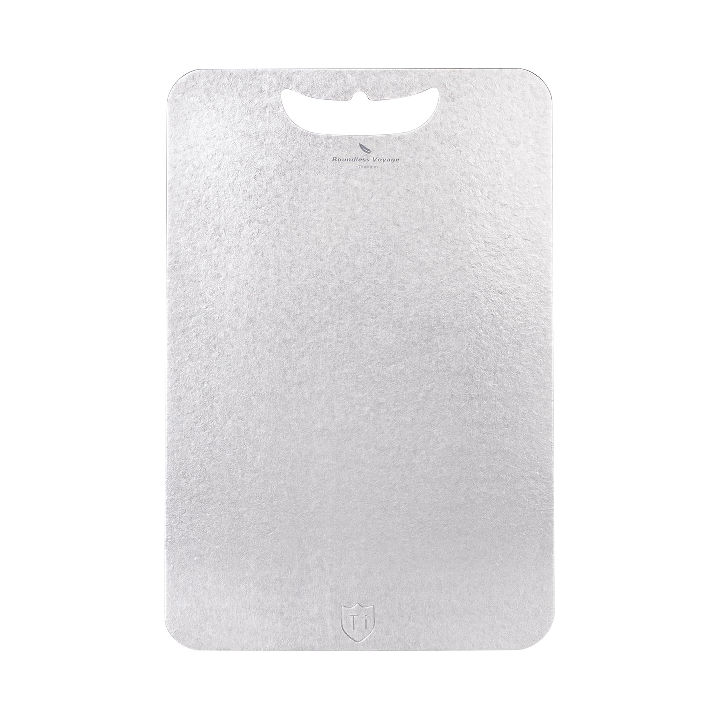 Boundless Voyage Titanium Cutting Board – Ultralight Metal Chopping Board for Camping, Kitchen & Outdoor Cooking