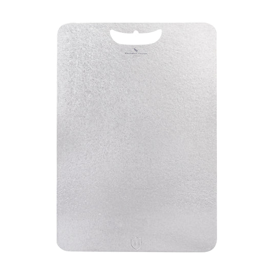 Boundless Voyage Titanium Cutting Board – Medium Lightweight Metal Chopping Board for Kitchen, Camping & Outdoor Cooking