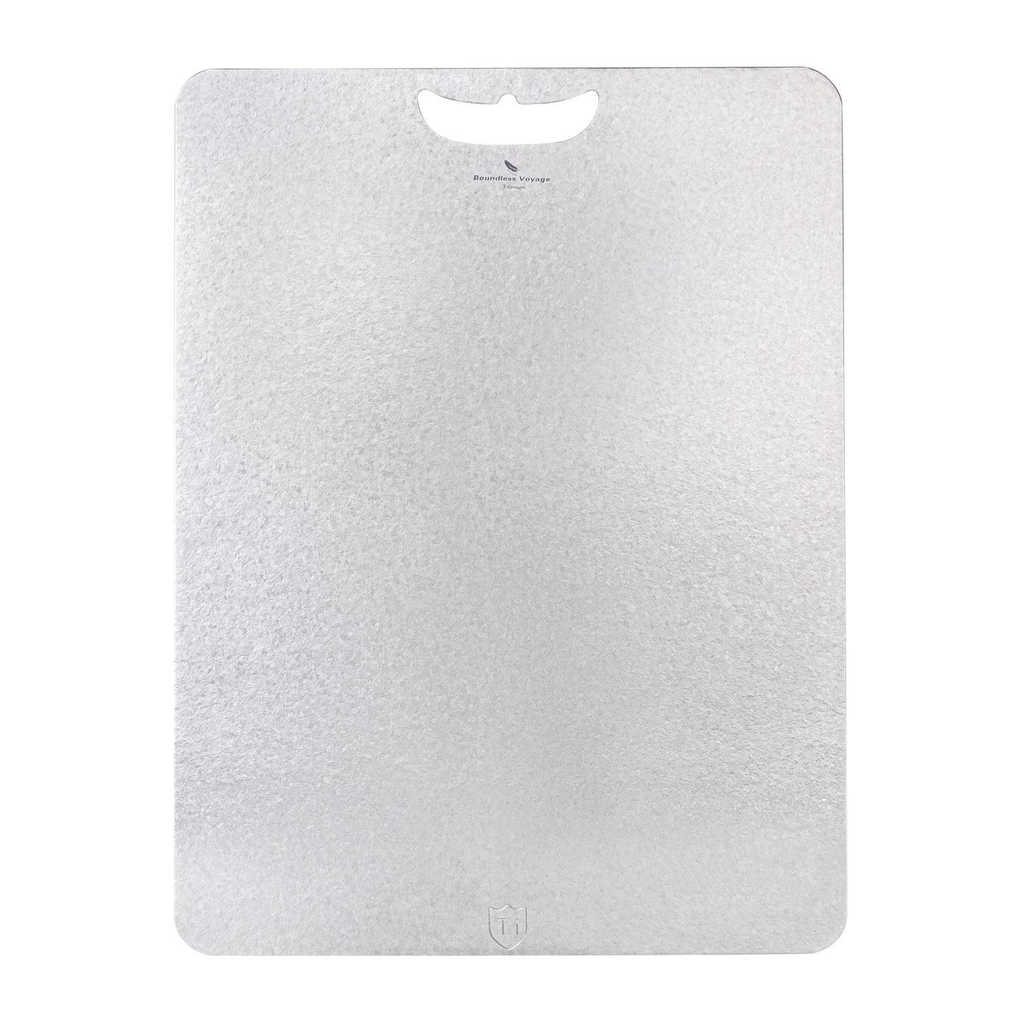 Boundless Voyage Titanium Cutting Board – Large Metal Chopping Board for Kitchen, Camping & Outdoor Cooking