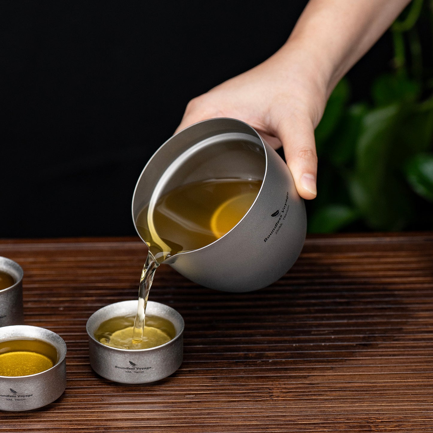 Boundless Voyage Titanium Tea Maker 250ml – Lightweight Portable Teapot for Camping, Travel & Tea Lovers