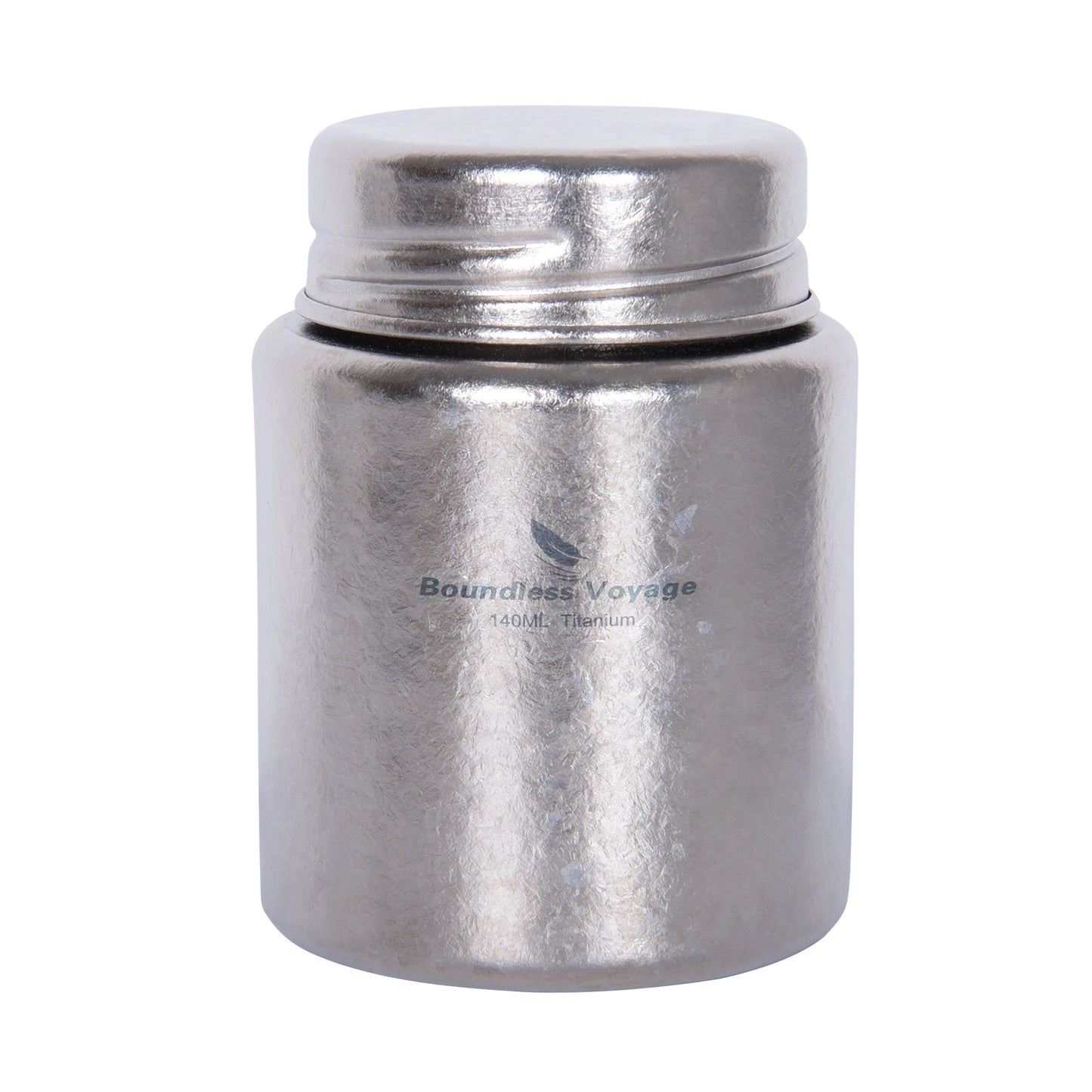 Boundless Voyage Mini Titanium Tea Caddy – Colorful Ice Texture Tea Canister for Loose Leaf Tea, Coffee, Spices & Portable Dry Storage
