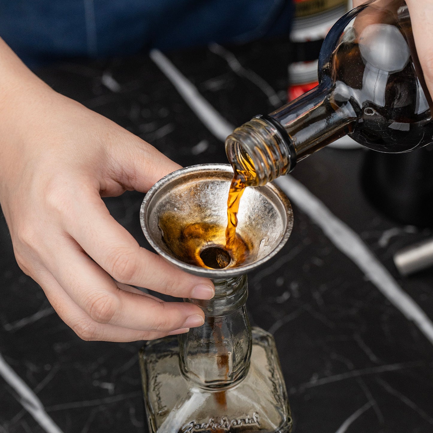 Boundless Voyage Titanium Funnel | Ultralight No-Spill Refilling Tool | Anti-Clog Food-Grade Metal Funnel for Hip Flasks, Essential Oils, Lab & Camping Kitchen