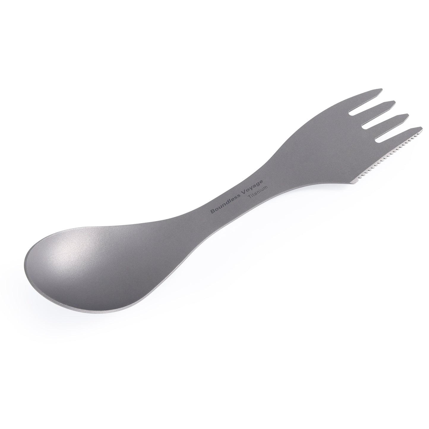 Boundless Voyage Titanium Spoon&Fork For Outdoor Camping Home Kitchen Spork Lightweiht